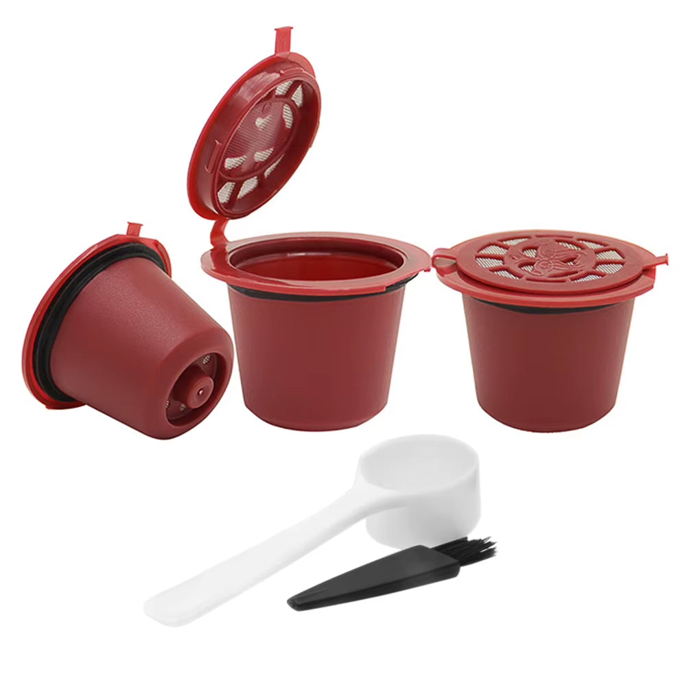 170ML Capsule Coffee Machine Portable Coffee Brewer Rechargrable Compatible with Capsule&Ground Coffee for Home Kitchen Office