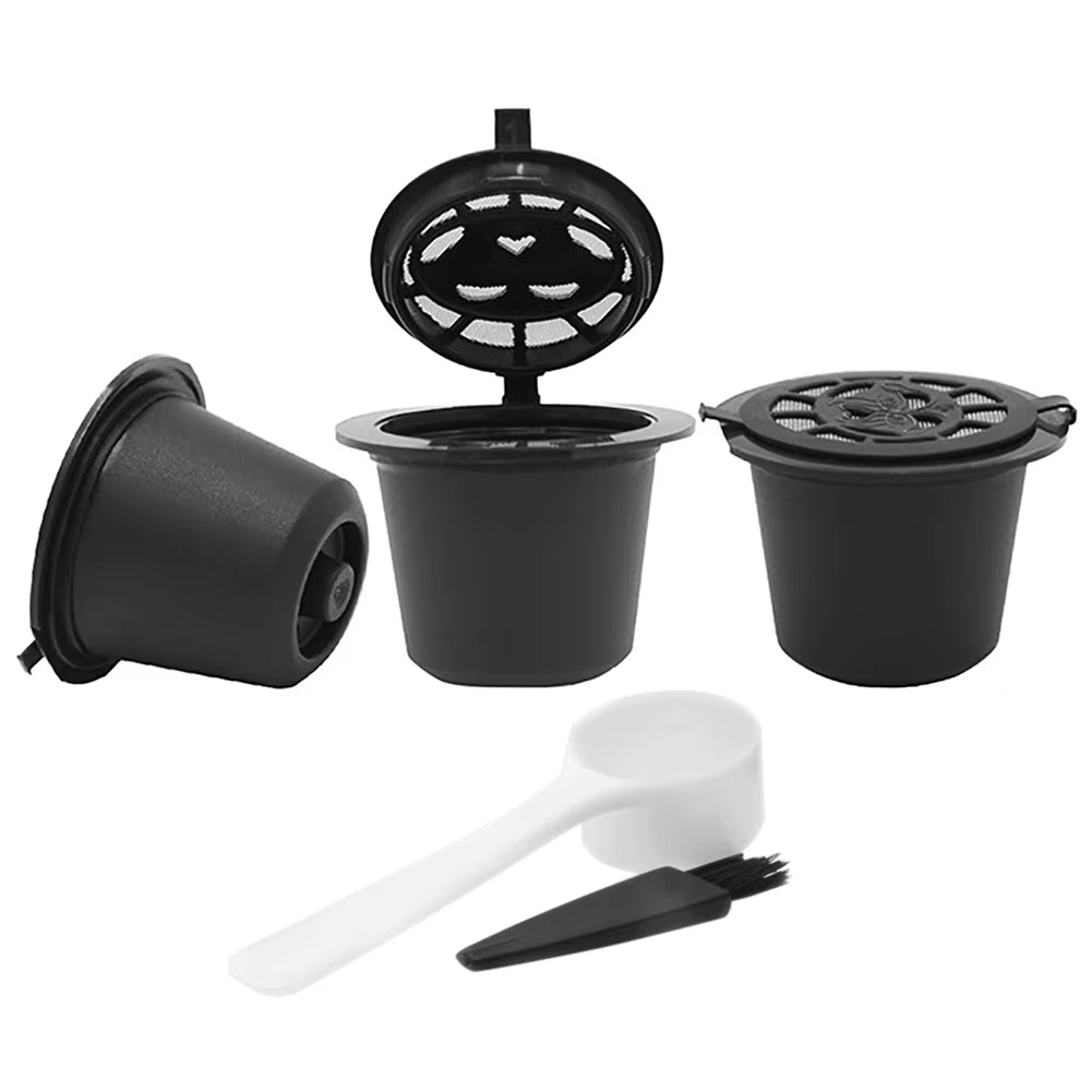 170ML Capsule Coffee Machine Portable Coffee Brewer Rechargrable Compatible with Capsule&Ground Coffee for Home Kitchen Office